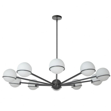Sofia 10 Light Oversized Chandelier by Dainolite - SOF-5010C