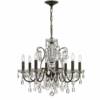 Butler 8 Light Medium Chandelier by Crystorama - 3028
