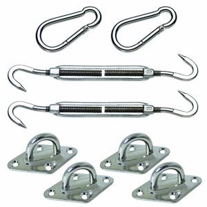 Economy Shade Sail Parts Kit Square by Coolaroo - 471910