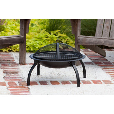 Folding Wood Fire Pit 15.40 Inch Tall x 22 Inch Wide by Fire Sense - 60873