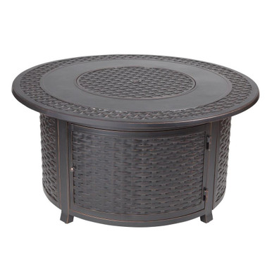 Bellante Gas Fire Pit 23 Inch Tall x 48 Inch Wide by Fire Sense - 62195