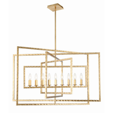 Capri 9 Light Oversized Chandelier by Crystorama - 337