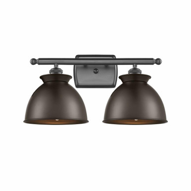 Adirondack 2 Light Bath Vanity 12 x 18 Inches by Innovations  - 516-2W-OB-M14-OB