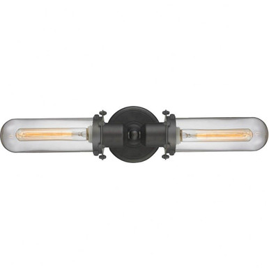 Centri 2 Light Bath Vanity 22 Inch Wide by 4.5 Inch High by Innovations - 900-2W-OB-CE228-OB-CL