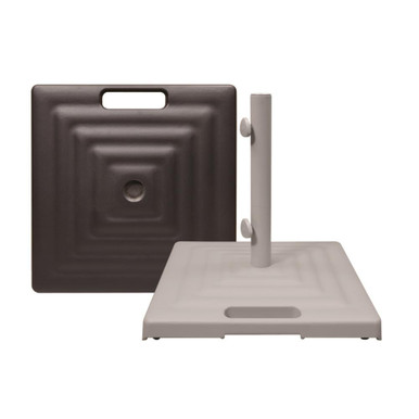 100 lb Cast Aluminum Square Base with Wheels for Libra by Shademaker - BKMSQ1005T