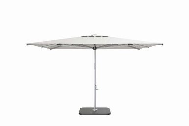 16.5 Foot Anodized Aluminum Crank Lift Square Market Umbrella by Shademaker - AST-50S