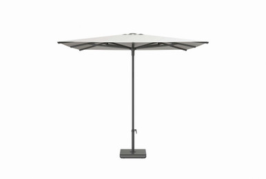 8 Foot Anodized Aluminum Manual Lift Square Market Umbrella by Shademaker - LIB-25S