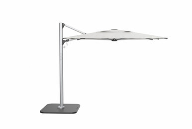 9 Foot Aluminum Manual Lift Square Cantilever Umbrella by Shademaker - SOL-27S