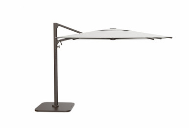 10 Foot Aluminum Manual Lift Square Cantilever Umbrella by Shademaker - SOL-30S