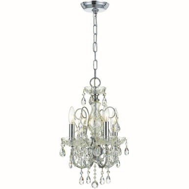 Imperial 4 Light Mini Chandelier by Crystorama - 3224