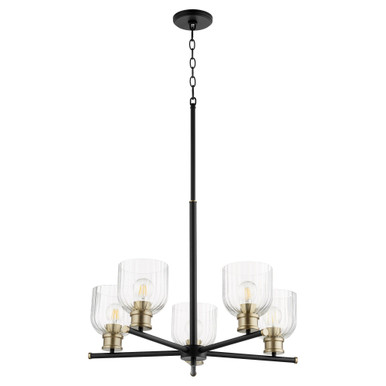 Monarch 5 Light Medium Chandelier by Quorum - 610-5-6965
