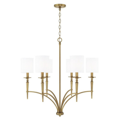 Abbie 6 Light Large Chandelier by Capital - 442661