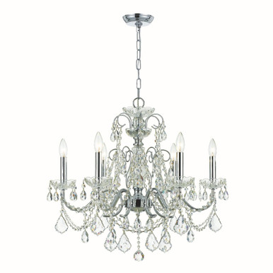 Imperial 6 Light Medium Chandelier by Crystorama - 3226