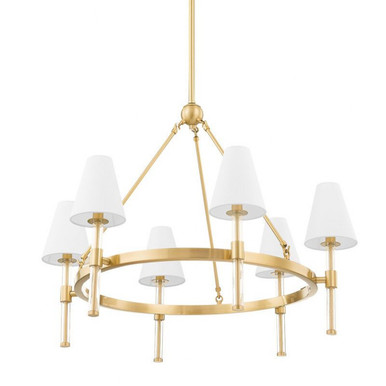 Janelle 6 Light Large Chandelier by Mitzi - H630806-AGB