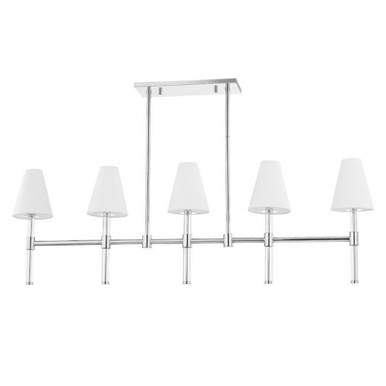Janelle 5 Light Linear Island Pendant by Mitzi - H630905-AGB