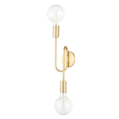 Zani 2 Light Wall Sconce by Mitzi - H655102B-AGB