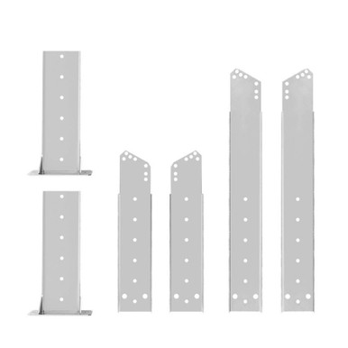 Marine Stainless Wall/Ceiling 15-30 Inch Adjustable Mount Kit by Sunstar - 560355