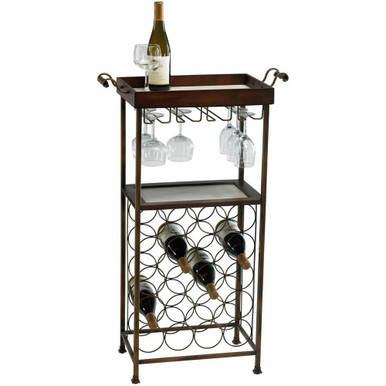 Ashdown Lea 40 Inch Wine Stand by Bailey Street Home