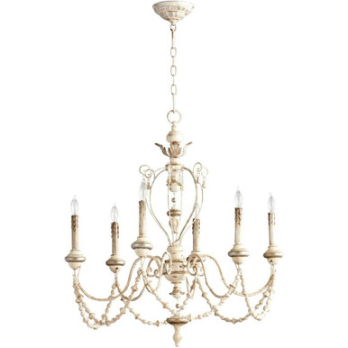 Franklin Avenue 6 Light Large Chandelier by Bailey Street Home