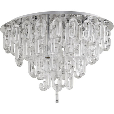 Liberty Street 4 Light 23 Inch Wide Flush Mount by Bailey Street Home