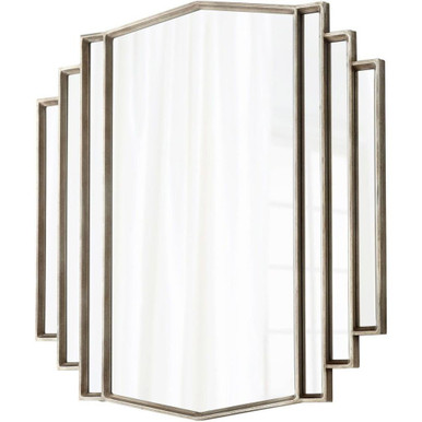 40 Inch Rustic Irregular Wall Decor Mirror by Bailey Street Home - 182-BEL-3132922