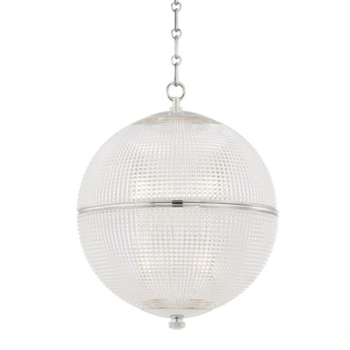 Sphere No. 3 1 Light Large Pendant 16 Inch Tall by Hudson Valley - MDS801