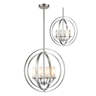 Ashling 4 Light Pendant 19.88 Inches Wide by 20.63 Inches High by Z-Lite - 6002-4S