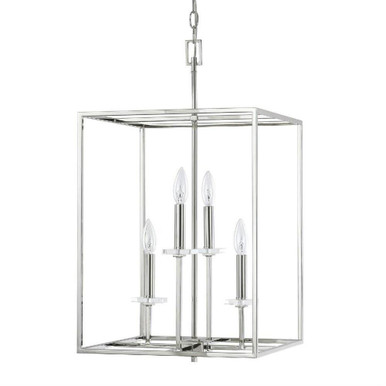 Morgan Four Light Foyer Chandelier 15 high by 26.75 wide by Capital - 7002PN