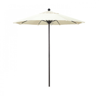 7.5 Foot Aluminum Manual Lift Round Market Umbrella by CA Umbrella - ALTO758