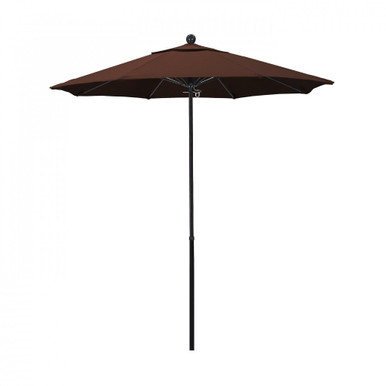 7.5 Foot Fiberglass Manual Lift Round Market Umbrella by CA Umbrella - EFFO758