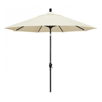 9 Foot Push Button Tilt Crank Lift Round Market Umbrella by CA Umbrella - GSPT908
