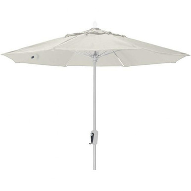7.5 Foot Aluminum Pulley Lift Octagon Market Umbrella by Fiberbuilt - 7MPP-8