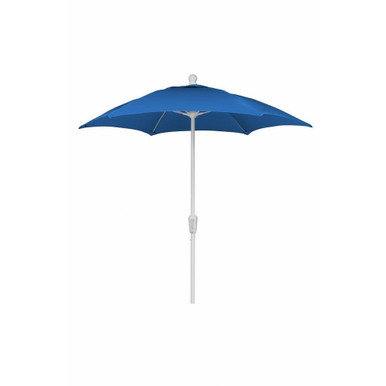 7.5 Foot Aluminum Crank Lift Hexagon Market Umbrella by Fiberbuilt - 7TCR