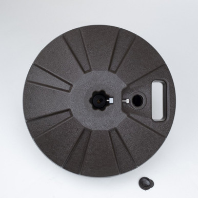 16 Inch Plastic Umbrella Base Fits 1.5 Inch Umbrella Poles by Fiberbuilt - PB16