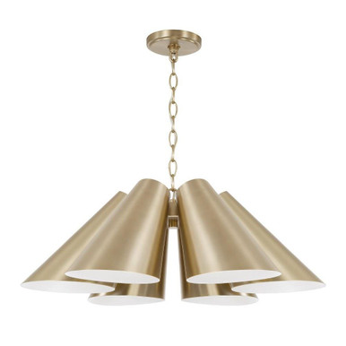 Leo 6 Light Pendant 8.75 Inch Tall and 25 Inch Wide by Capital - 354961MA