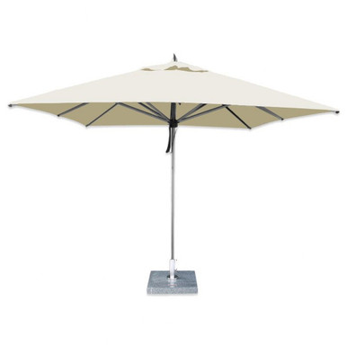 8 x 12 Foot Aluminum Pulley Lift Rectangle Market Umbrella by Bambrella - 2-5x3-5mREC-H