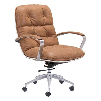 Auction Office Chair 38.2 Inch Tall and 24.4 Inch Wide by Zuo Modern - 109021