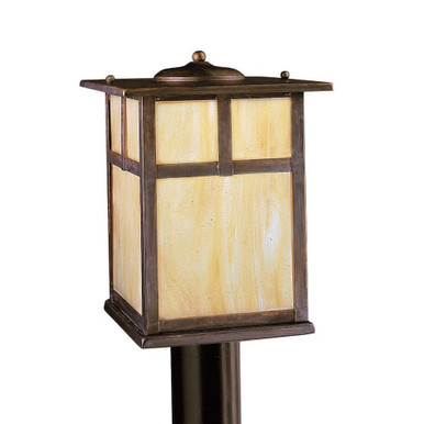 Burghley Retreat 1 light Post Mount 12.25x 9 In by BSH