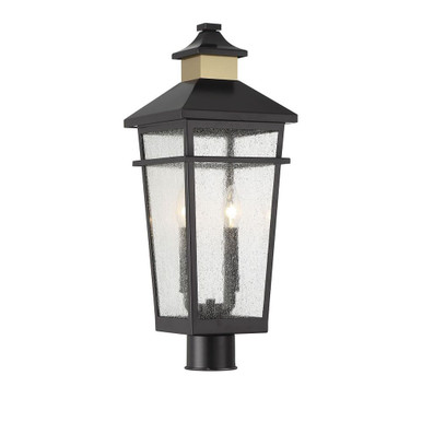Swiss Road 2 Light Outdoor Post Lantern 22.5 x 8.5 In by BSH - 159-BEL-4954662