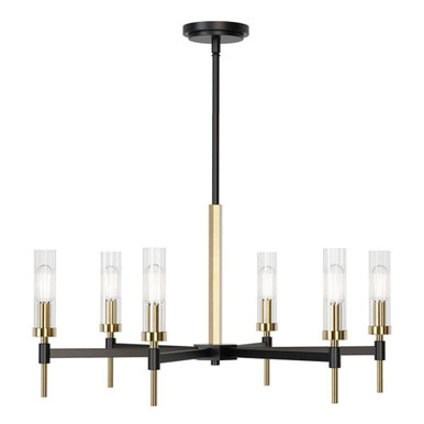 Anston 6 Light Chandelier 59.5 Inch Tall and 26 Inch Wide by BSH - 2605-BEL-5276429