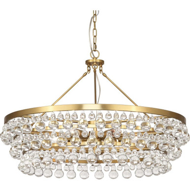 Bling 6 Light Oversized Chandelier by Robert Abbey - 1004