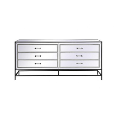 Coleridge Warren 6 Drawer Mirrored Chest 32 Inch Tall by Bailey Street Home - 779-BEL-5046507