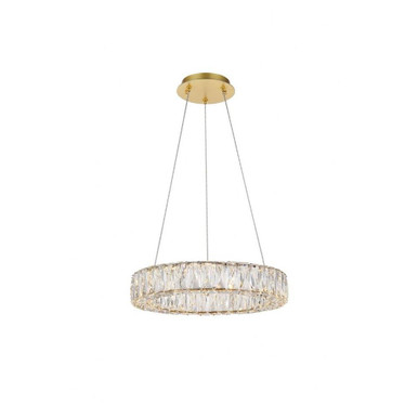 Monroe 22.5W LED Light Large Pendant by Elegant - 3503D17G