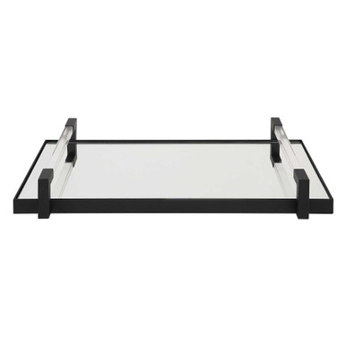 Deki 23.75 Inch Mirrored Tray by Uttermost - 18082
