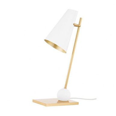 Piton 1 Light Table Lamp 21.5 Inch Tall by Hudson Valley by Hudson Valley - KBS1745201-AGB/SWH