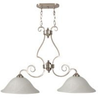 Cecilia 2 Light Oversized Island Chandelier by Craftmade - 7136BNK2