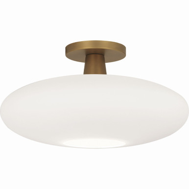 Rico Espinet Ovo 1 Light 15 Inch Wide Flush Mount by Robert Abbey - 2039