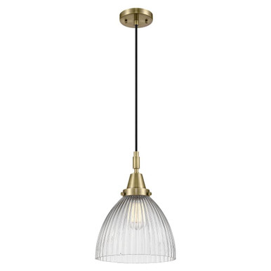 Seneca Falls 1 Light Cord Hung Mini Pendant 13.13 Inch Tall by Innovations - 447-1P-G-G222