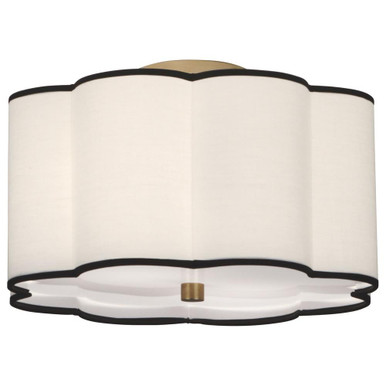 Axis 2 Light 16 Inch Wide Flush Mount by Robert Abbey - 2139