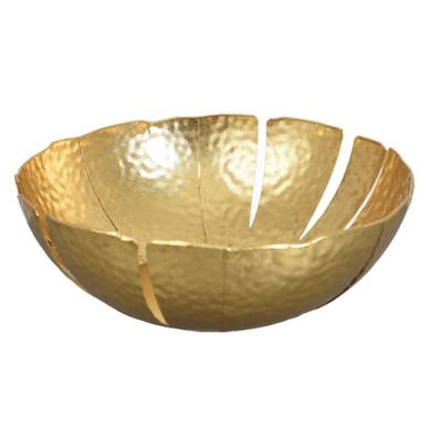 Leaf Decorative Bowl 5.35 Inch Tall and 16 Inch Wide by Stylecraft - AJA51254DS